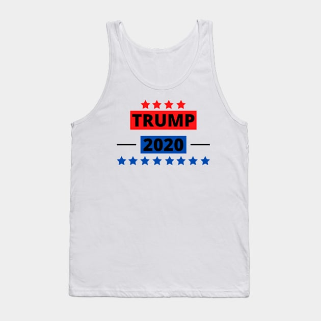 DONALD TRUMP AND PENCE PRESIDENT 2020 Tank Top by Rebelion